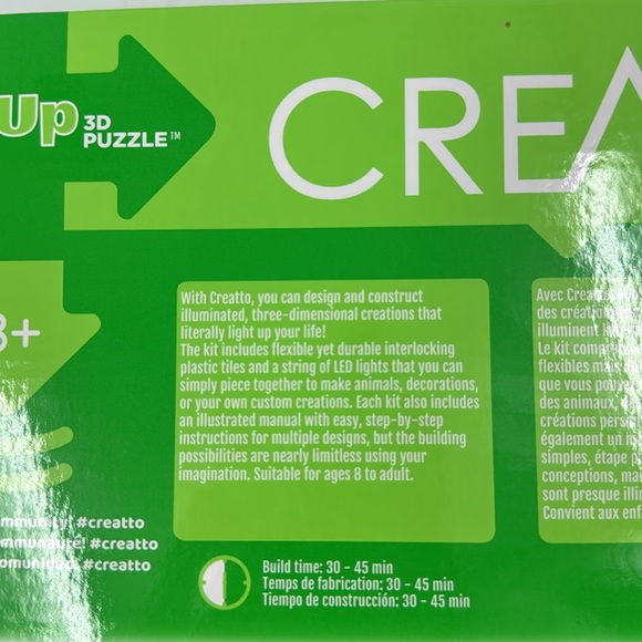 Creatto Light-Up 3D Puzzle - Dragon and Flying Friends NEW - Picture 7 of 16